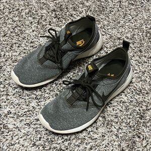 Nike Women's Olive Green and Yellow Sneakers